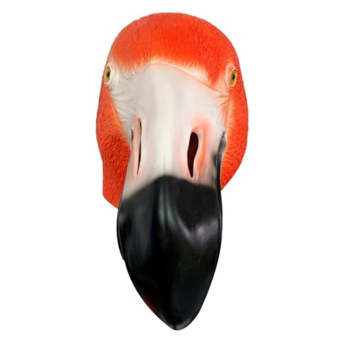 Hohopeti Halloween Flamingo Maske Vollgesicht Tierkostüm mit Schnabel Für Erwachsene Party Halloweenmasken Komfortabel und Atmungsaktiv Hohopeti Halloween Flamingo Maske Vollgesicht Tierkostüm mit Schnabel Für Erwachsene Party Halloweenmasken Komfortabel und Atmungsaktiv von Hohopeti