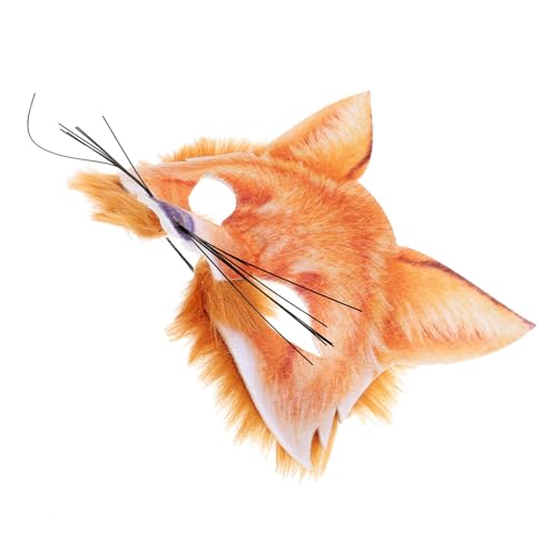 Hohopeti Halloween Fuchs Maske Halbgesichts Party Accessoire Leicht PVC Material Kreative Kostümdekoration für Karneval Maskerade Cosplay Erwachsene Hohopeti Halloween Fuchs Maske Halbgesichts Party Accessoire Leicht PVC Material Kreative Kostümdekoration für Karneval Maskerade Cosplay Erwachsene von Hohopeti