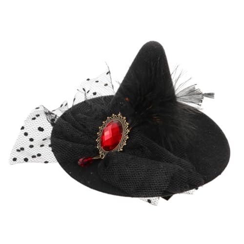 Hohopeti Halloween Hexenhut Haarklammer Feiner Haarclip mit Halloween Motiv Für Mädchen für Kostüm und Geburtstagsfeiern von Hohopeti