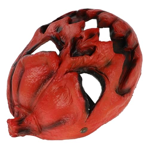 Hohopeti Halloween Kürbis Maske aus Langlebigem Pu-schaum mit Verstellbarem Sitz Gruseliges Design für Erwachsene für Halloween Karneval Themenpartys und Cosplay von Hohopeti