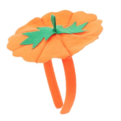 Hohopeti Halloween Kürbis Stirnband Cosplay Party Haarschmuck Orange Kürbis Design Komfortabel für Erwachsene und Herbstliche Kostümaccessoires für Halloween Festlichkeiten von Hohopeti