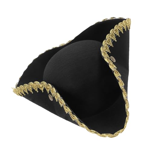 Hohopeti Halloween Piratenhut Karneval Partyhut Cosplay Hut für Kostümfeste und Bühnenauftritte Einzigartiger Stil für Karneval Verkleidung und Themenpartys Hohopeti Halloween Piratenhut Karneval Partyhut Cosplay Hut für Kostümfeste und Bühnenauftritte Einzigartiger Stil für Karneval Verkleidung und Themenpartys von Hohopeti