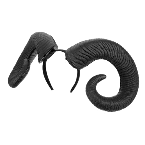 Hohopeti Halloween Stirnband mit Schwarzen Hörnern Kreativer Horn Haarreifen für Erwachsene Dekoratives Party Accessoire für Halloween Makeup und Kostüme Hohopeti Halloween Stirnband mit Schwarzen Hörnern Kreativer Horn Haarreifen für Erwachsene Dekoratives Party Accessoire für Halloween Makeup und Kostüme von Hohopeti