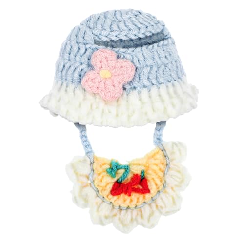 Hohopeti Handgehäkeltes Mützchen und Spucktuch Set für Puppen Cosplay Outfit Zubehör für Puppenhaus und Kuscheltiere Hohopeti Handgehäkeltes Mützchen und Spucktuch Set für Puppen Cosplay Outfit Zubehör für Puppenhaus und Kuscheltiere von Hohopeti