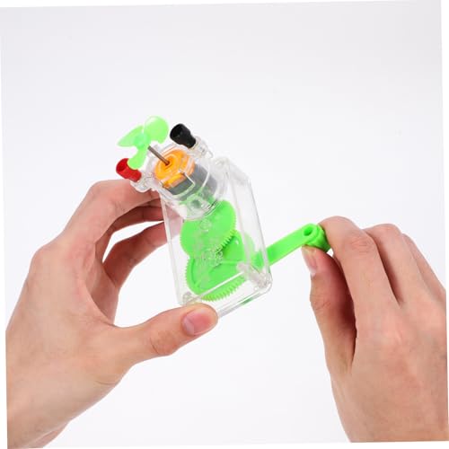 Hohopeti Handkurbelgenerator DIY Handbetriebener Manueller Generator Physik Experiment Lernspielzeug für Grundschule Kreative Elektronik Ab Jahren ohne Batterien Hohopeti Handkurbelgenerator DIY Handbetriebener Manueller Generator Physik Experiment Lernspielzeug für Grundschule Kreative Elektronik Ab Jahren ohne Batterien von Hohopeti