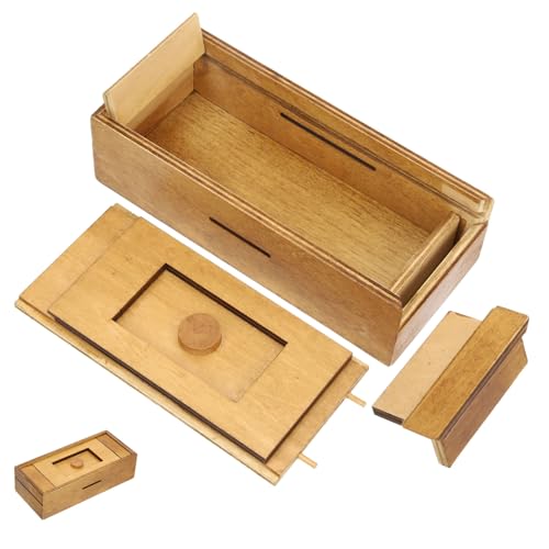 Hohopeti Holz Box mit Geheimen Fächern Pädagogisches Knobelspielzeug für Jugendliche Sichere Verarbeitung mit Abgerundeten Ecken Geschenkidee für Geburtstag und Weihnachten Hohopeti Holz Box mit Geheimen Fächern Pädagogisches Knobelspielzeug für Jugendliche Sichere Verarbeitung mit Abgerundeten Ecken Geschenkidee für Geburtstag und Weihnachten von Hohopeti