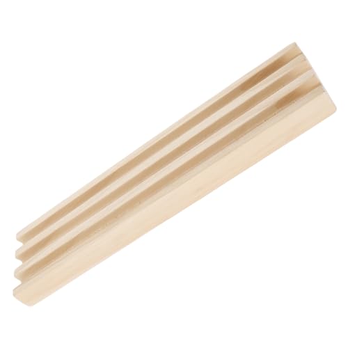Hohopeti Holz Domino Halter Ständer aus Leichtem Rutschfestem Kiefernholz für Domino Spiel Zubehör Stabiler für Komfortables und Freihändige Nutzung bei Gesellschaftsspielen von Hohopeti