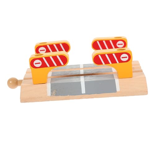Hohopeti Holz Eisenbahn Zubehör Modell Straßensperre Railing Barrier für DIY Eisenbahn Spielszene Zubehör Stabiles Material Fördert Kreativität und Problemlösung Hohopeti Holz Eisenbahn Zubehör Modell Straßensperre Railing Barrier für DIY Eisenbahn Spielszene Zubehör Stabiles Material Fördert Kreativität und Problemlösung von Hohopeti