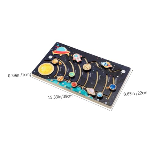 Hohopeti Holz Planetenset Solar System Puzzle Bewegliches Lernspielzeug für Vorschulkinder Fördert Logisches Motorische und Soziale Fähigkeiten Pädagogisches Hohopeti Holz Planetenset Solar System Puzzle Bewegliches Lernspielzeug für Vorschulkinder Fördert Logisches Motorische und Soziale Fähigkeiten Pädagogisches von Hohopeti