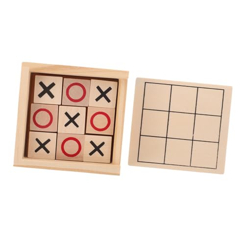 Hohopeti Holz Spiel Toe Familien Brettspiel Tragbar Langlebig für Erwachsene Pädagogisch Logisches Denkspiel für Gruppen und Freizeit Hohopeti Holz Spiel Toe Familien Brettspiel Tragbar Langlebig für Erwachsene Pädagogisch Logisches Denkspiel für Gruppen und Freizeit von Hohopeti
