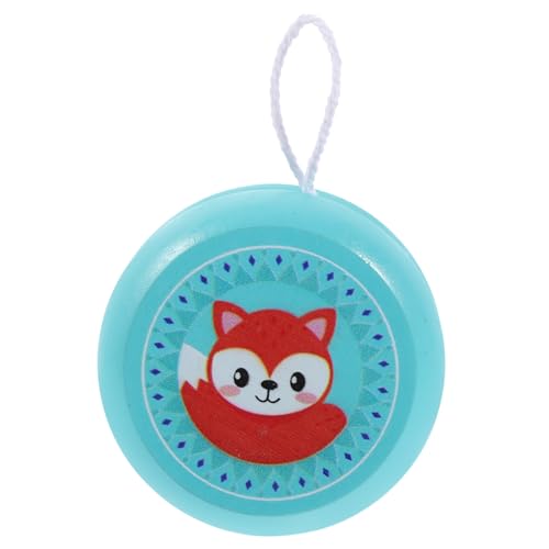 Hohopeti Holz Yo yo für Cartoon Design Handliches Fingertipp Hand Auge koordination Robustes Material für Jungen und Mädchen Outdoor und Indoor von Hohopeti