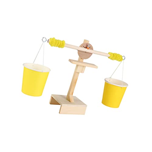 Hohopeti Holz balkenwaage DIY Wissenschaftliches Experiment für Ab Jahren Fördert Hand Auge koordination und Mechanisches Verständnis Pädagogisches Lernspielzeug von Hohopeti