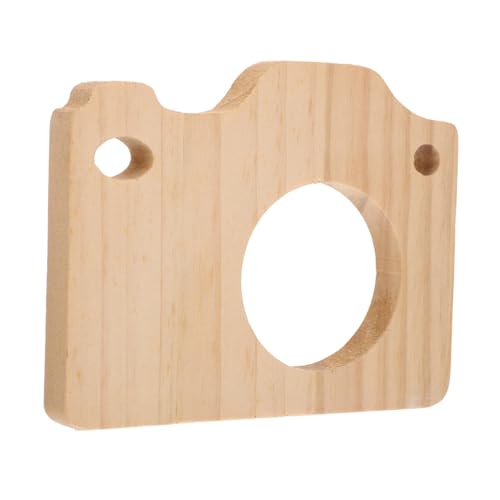 Hohopeti Holzkamera Holzhandwerk Kameradekor Schreibtisch Büro Kinderkamera Desktop Holzdekor Kamera Desktop Schmücken Zartes Holzdekor Desktop Dekor Kamera Schmücken von Hohopeti