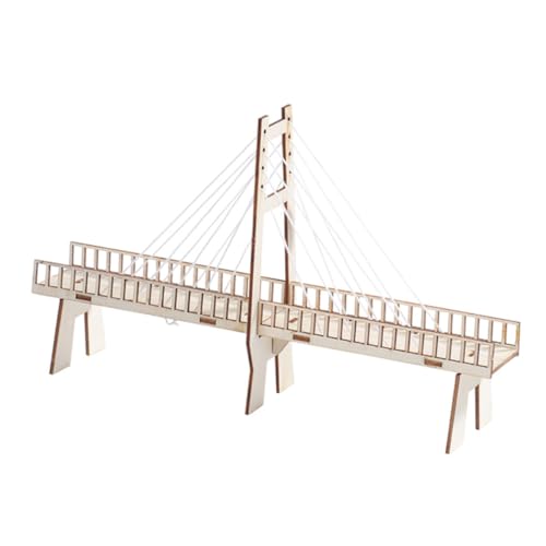 Hohopeti Holzmodell Bausatz Kabelbrücke DIY Physik Lernspielzeug Kreatives Puzzle aus Holz für Jungen Mädchen Lernförderndes Bastelset Hohopeti Holzmodell Bausatz Kabelbrücke DIY Physik Lernspielzeug Kreatives Puzzle aus Holz für Jungen Mädchen Lernförderndes Bastelset von Hohopeti
