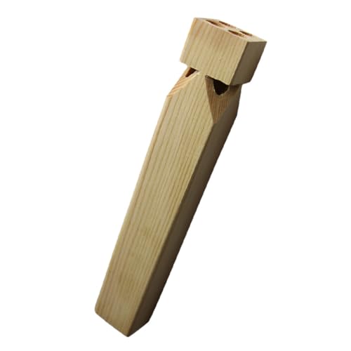 Hohopeti Holzpfeife Musikspielzeug Lernspielzeug Blasinstrumente Tragbar für Jungen Mädchen Lungentraining von Hohopeti