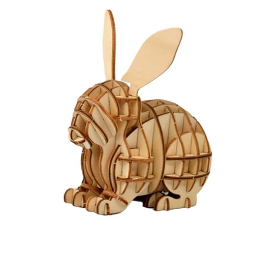 Hohopeti Holzpuzzle Kaninchen DIY Handgefertigtes für Kreatives Puzzle für und Fördert Hand Augen Koordination und Intellektuelle Entwicklung Hohopeti Holzpuzzle Kaninchen DIY Handgefertigtes für Kreatives Puzzle für und Fördert Hand Augen Koordination und Intellektuelle Entwicklung von Hohopeti