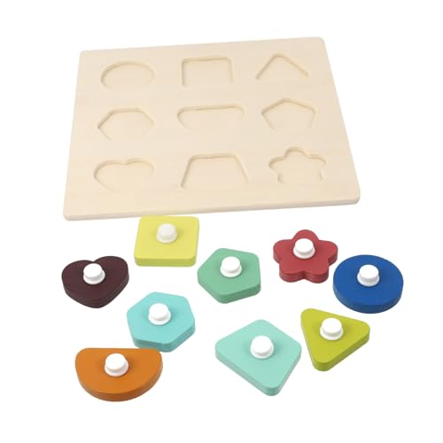 Hohopeti Holzpuzzle für Kleinkinder Buntes Cartoon Matching Jigsaw Pädagogisches Lernspielzeug aus Holz Formen Farberkennung Hand Auge koordination und Logischem Denken Hohopeti Holzpuzzle für Kleinkinder Buntes Cartoon Matching Jigsaw Pädagogisches Lernspielzeug aus Holz Formen Farberkennung Hand Auge koordination und Logischem Denken von Hohopeti