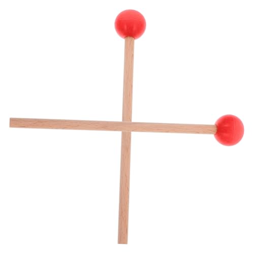 Hohopeti Holzschlägel mit Gummikopf Ergonomisch Vielseitig für Marimba Xylophon und Tongue Drum Komfortabel für Anfänger und Profis Stilvolles Design Percussion Instrument Zubehör von Hohopeti