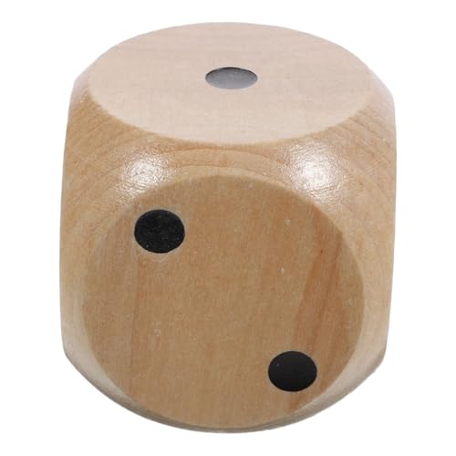 Hohopeti Holzwürfel Spielwürfel Holzspielzeug Leicht Tragbar Party deko Geschenkidee für Zuhause Bar Ktv Vielseitiger Würfel für Spiel Mathe und Unterhaltung von Hohopeti