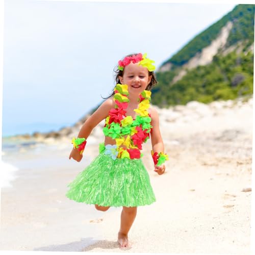 Hohopeti Hula Tanz Kostüm Set Dicke Hawaiianische Grasröcke Verstellbar Praktische und Kreative Cosplay Accessoires Passend für Hawaii Partys und Bühnenauftritte Hohopeti Hula Tanz Kostüm Set Dicke Hawaiianische Grasröcke Verstellbar Praktische und Kreative Cosplay Accessoires Passend für Hawaii Partys und Bühnenauftritte von Hohopeti