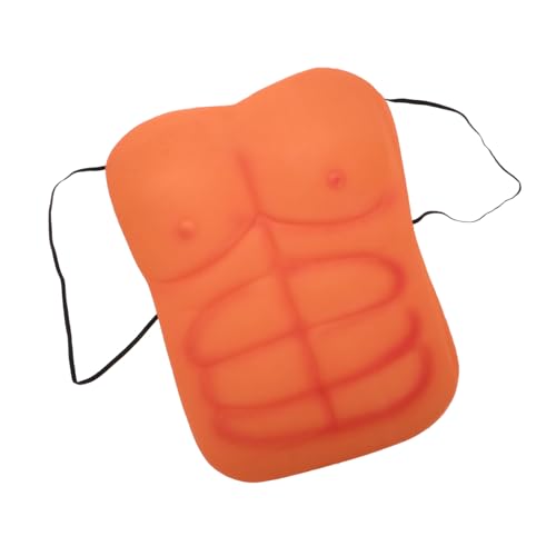 Hohopeti Humorvolles Fake Muskelshirt Herren Cosplay Kostüm mit Verstellbaren Trägern für Halloween Party Verkleidung Lustiger Brustmuskel Prop für Karneval und Maskerade Hohopeti Humorvolles Fake Muskelshirt Herren Cosplay Kostüm mit Verstellbaren Trägern für Halloween Party Verkleidung Lustiger Brustmuskel Prop für Karneval und Maskerade von Hohopeti