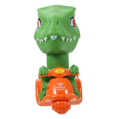 Hohopeti Inertia Dinosaurier Auto Press Go Kunststoff Auto Modell für Realistisches Dinosaurier Fahrzeug rutschfest Langlebig Lernspielzeug für Jungen und Mädchen von Hohopeti