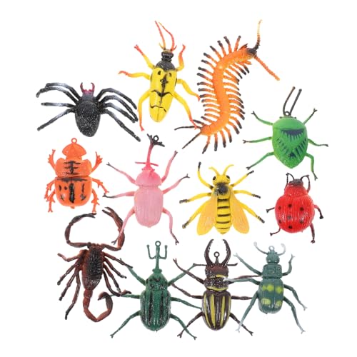 Hohopeti Insekten Modellierspielzeug aus PVC Realistische Lernfiguren für Frühe Bildung Biologie Unterricht und Kognitive von Hohopeti