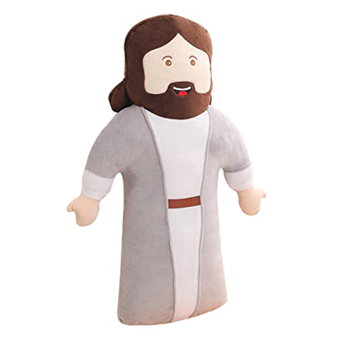 Hohopeti Jesus Plüschpuppe Christliches Dekokissen für Zuhause Lifelike Jesus Stofftier für Schlafzimmer Wohnzimmer Kreative Hochwertige Verarbeitung Hohopeti Jesus Plüschpuppe Christliches Dekokissen für Zuhause Lifelike Jesus Stofftier für Schlafzimmer Wohnzimmer Kreative Hochwertige Verarbeitung von Hohopeti