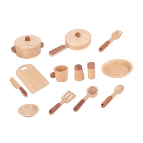 Hohopeti Kinderküchen aus Buche Realistisches Kochgeschirr für Mädchen Pädagogisches Rollenspielküchenzubehör Kreativität und Vorstellungskraft Hohopeti Kinderküchen aus Buche Realistisches Kochgeschirr für Mädchen Pädagogisches Rollenspielküchenzubehör Kreativität und Vorstellungskraft von Hohopeti