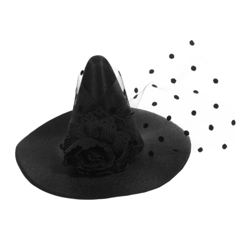 Hohopeti Kleiner Halloween Hexenhut aus Leichtem Mini Hexenhut für Party Dekoration und Karneval Geeignet für Halloween Cosplay und Bühnenauftritte Hohopeti Kleiner Halloween Hexenhut aus Leichtem Mini Hexenhut für Party Dekoration und Karneval Geeignet für Halloween Cosplay und Bühnenauftritte von Hohopeti