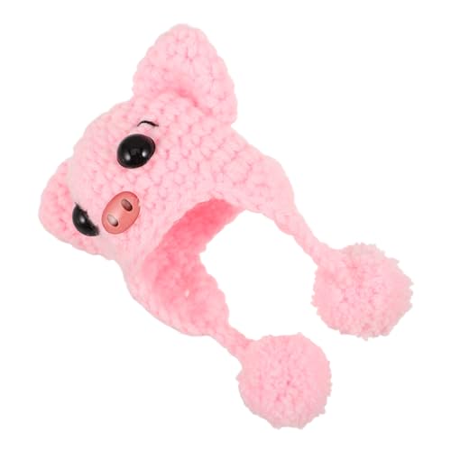 Hohopeti Knitted Doll Hats Handgestrickt Tiermotiv Mini Mütze für Bjd Puppen DIY Bastelaccessoires für Fotografie und Vielseitiges Styling Passend für Puppen von Hohopeti
