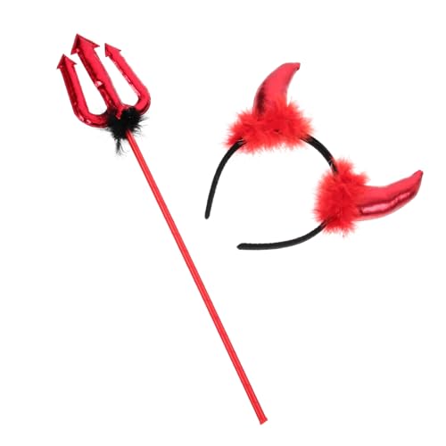 Hohopeti Kopfbedeckung Horn Halloween Hörner Band Party Cosplay Haarband Kostüm Haar Von Teufel Dämonen Dekor Frauen Stirnband Hohopeti Kopfbedeckung Horn Halloween Hörner Band Party Cosplay Haarband Kostüm Haar Von Teufel Dämonen Dekor Frauen Stirnband von Hohopeti
