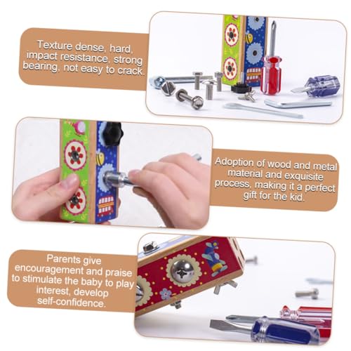 Hohopeti Kreatives Montessori Motorikspielzeug für Ab Jahre Handliches Schrauben von Feinmotorik Logischem Denken und Kognitiven Fähigkeiten Robustes Material Hohopeti Kreatives Montessori Motorikspielzeug für Ab Jahre Handliches Schrauben von Feinmotorik Logischem Denken und Kognitiven Fähigkeiten Robustes Material von Hohopeti
