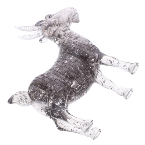 Hohopeti Kristall Puzzle Ziege Selbstmontage Kreative Glasdekoration Für Schreibtisch Und Zuhause Exquisites Ornament von Hohopeti