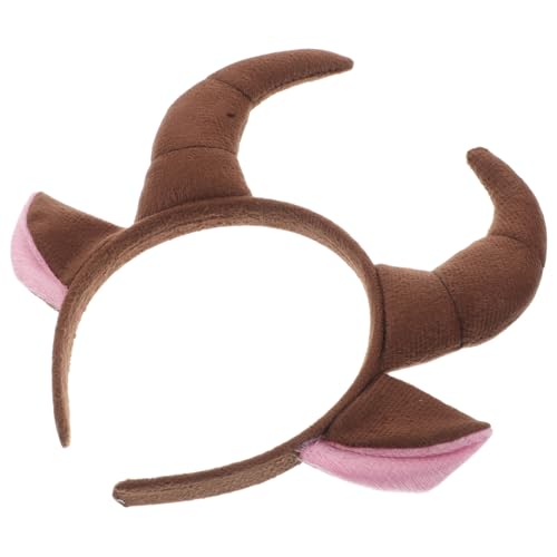 Hohopeti Kuscheliges Bull Hörner Stirnband Cosplay Haarschmuck Leichtes Halloween Party Accessoire Niedliches Kuh Horn Design Für Kostüme Geburtstagsfeiern Maskerade Hohopeti Kuscheliges Bull Hörner Stirnband Cosplay Haarschmuck Leichtes Halloween Party Accessoire Niedliches Kuh Horn Design Für Kostüme Geburtstagsfeiern Maskerade von Hohopeti