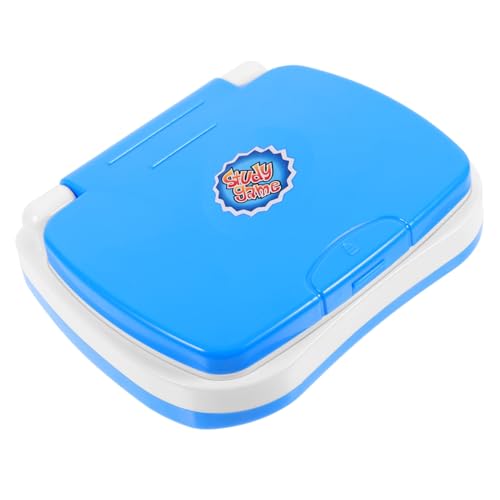 Hohopeti Laptop Lerncomputer mit LED Display Interaktiver Musikfunktion Sicherem Pädagogisches für Vorschulkinder Geburtstagsgeschenk Blau von Hohopeti