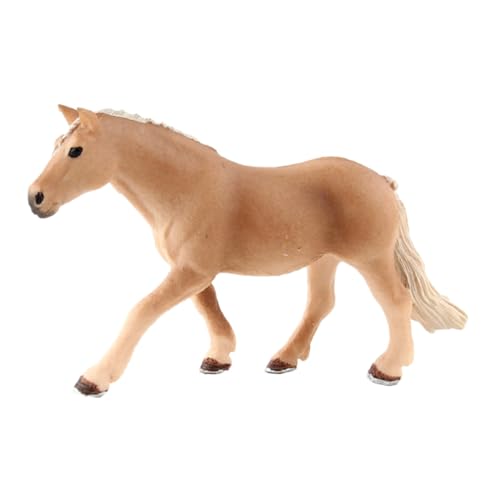 Hohopeti Lebensechtes Pferdemodell Realistische Pferdefigur Kinderspielzeug zur Kreativität Geschenk für Junge Mädchen Pferde Dekoration Kompakt Leicht von Hohopeti
