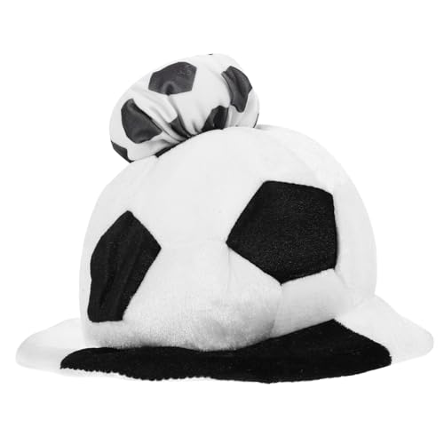 Hohopeti Leichte Fußball Mütze mit Lustigem Fußball Design Dekorativer Fan Hut für Erwachsene und Jugendliche Bequem und Unisex für Fußballspiele Karneval und Sportveranstaltungen von Hohopeti