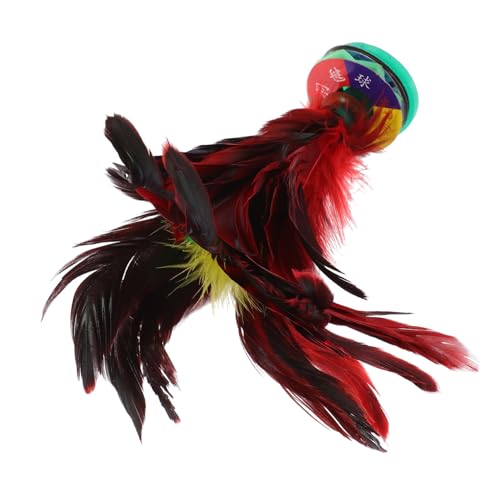 Hohopeti Leichtes Farbenfrohes Kick Shuttlecock für Erwachsene Fördert Fitness Koordination und Wettbewerbsgeist Langlebig für Freizeit Outdoor aktivitäten von Hohopeti