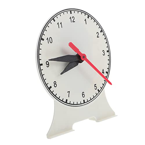 Hohopeti Lernuhr Modell für Kinder 12cm Frühpädagogisches Uhrenmodell Interaktive Spieluhr Kombinierbar mit Stunden und Minutenzeiger Lehrmaterial für Grundschule von Hohopeti