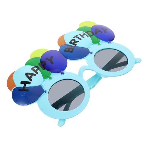 Hohopeti Lustige Geburtstags Sonnenbrille Partybrille in Blau mit Großem Ballonmotiv Leichte Wiederverwendbare Foto Requisite für Familien und Freundesfeiern Hohopeti Lustige Geburtstags Sonnenbrille Partybrille in Blau mit Großem Ballonmotiv Leichte Wiederverwendbare Foto Requisite für Familien und Freundesfeiern von Hohopeti