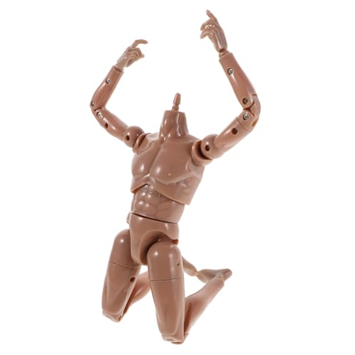 Hohopeti Maßstab Soldatenmodell mit Flexiblen Gelenken Abnehmbarem Skelett Realistischem Männer-Action-Figur-körper für Zeichnen Skizzieren Sammeln und Kreative Dekoration von Hohopeti