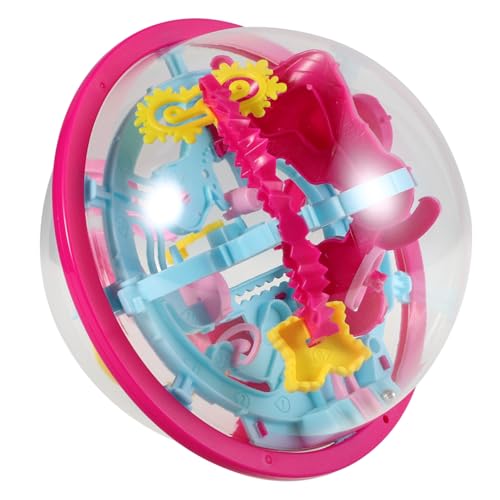 Hohopeti Maze Ball Puzzle mit Leveln Tragbarer und Leichter Geschicklichkeitsball Kreatives Getriebe Labyrinth für Erwachsene Fördert Sensorisches Training und Geistige Herausforderung von Hohopeti