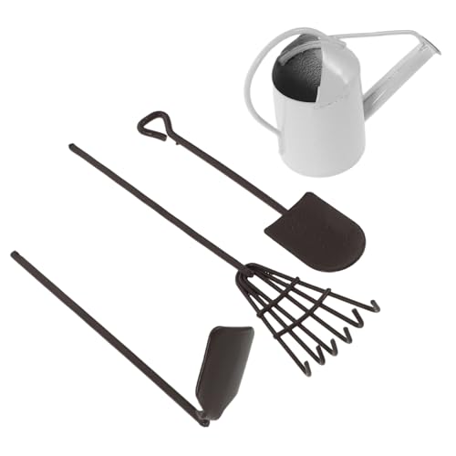 Hohopeti Mini Gartengeräte aus Metall Miniatur Dollhouse Gartenwerkzeuge für Sukkulentenpflege Kleine Dekorative Miniatur Haus Accessoires für DIY Bastelprojekte von Hohopeti