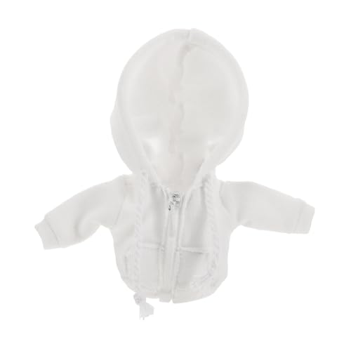 Hohopeti Mini Hoodie Puppenkleidung Weiß Bjd Dollhouse Zubehör Niedliche Figur Außenjacke Accessoire Für Kreatives Ankleiden Und DIY Puppenmode Hohopeti Mini Hoodie Puppenkleidung Weiß Bjd Dollhouse Zubehör Niedliche Figur Außenjacke Accessoire Für Kreatives Ankleiden Und DIY Puppenmode von Hohopeti