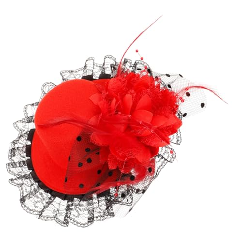 Hohopeti Mini Topfhut Haarclip Kleiner Fascinator Haarschmuck für Damen Stabiler Party und Teeparty Hut mit Einzigartigem Design Geeignet für Tanz Geburtstag und Kostümveranstaltungen Hohopeti Mini Topfhut Haarclip Kleiner Fascinator Haarschmuck für Damen Stabiler Party und Teeparty Hut mit Einzigartigem Design Geeignet für Tanz Geburtstag und Kostümveranstaltungen von Hohopeti
