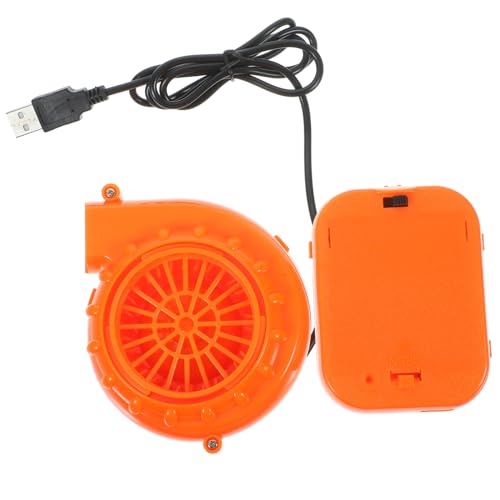 Hohopeti Mini USB Gebläse für Aufblasbare Dino Kostüme Leise Langlebig Tragbar Schneller Geeignet für Halloween Cosplay Party Kompatibel mit Meisten Aufblasbaren Kostümen von Hohopeti