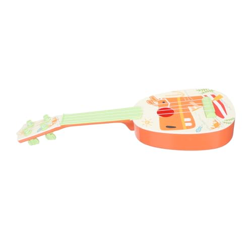 Hohopeti Mini Ukulele für Bunte Cartoon Optik Stabiles Musikinstrument Modell als Geburtstagsgeschenk für Jungen und Mädchen zur Frühkindlichen von Hohopeti