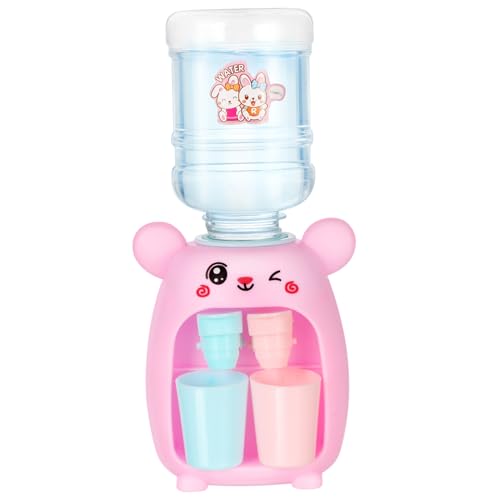 Hohopeti Mini Wasserspender für Niedlicher Wasserautomat mit Langsamer Wasserabgabe Fördert Praktische Lebenskompetenzen Geeignet für Spielküche und Puppenhaus Pinkes Modell Hohopeti Mini Wasserspender für Niedlicher Wasserautomat mit Langsamer Wasserabgabe Fördert Praktische Lebenskompetenzen Geeignet für Spielküche und Puppenhaus Pinkes Modell von Hohopeti