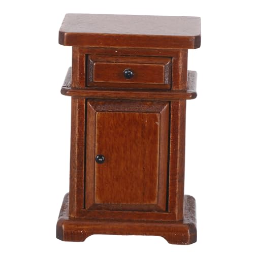 Hohopeti Miniatur Beistellschrank Miniatur Nachttisch Mini Schrank Puppenhauszubehör Hellbraunes Holz Hohopeti Miniatur Beistellschrank Miniatur Nachttisch Mini Schrank Puppenhauszubehör Hellbraunes Holz von Hohopeti